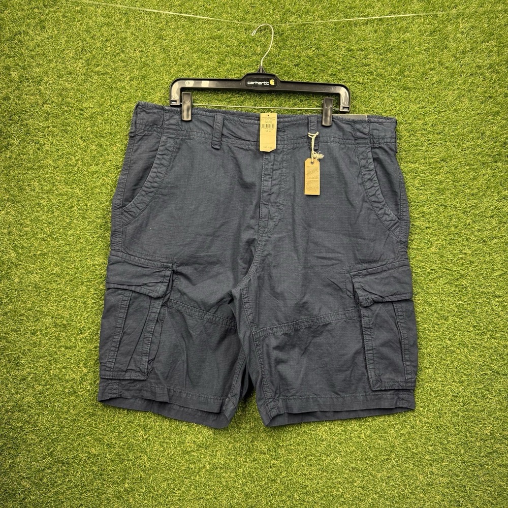 American Eagle Cargo Shorts Mens 38 Utility Adjustable Flex Longer Length NWT